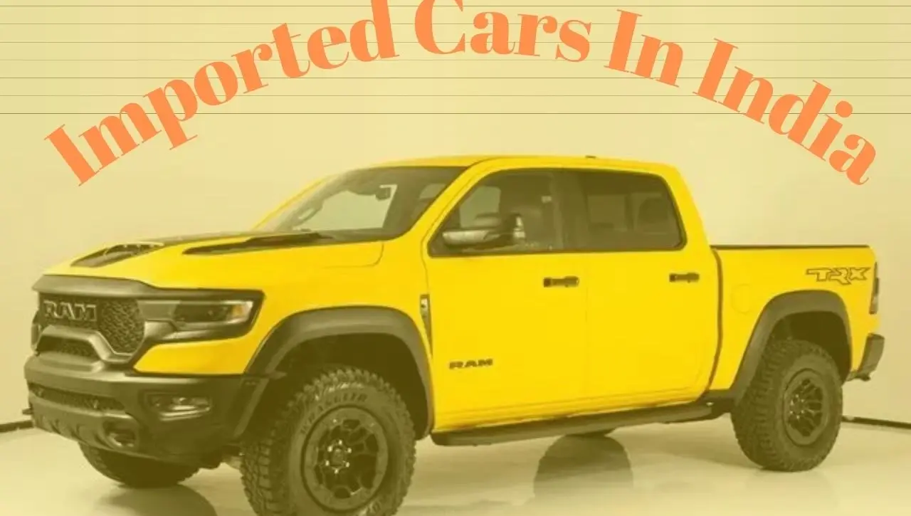 Yellow RAM TRX Havoc Edition off-road truck showcasing imported cars available in India for ultimate driving thrills