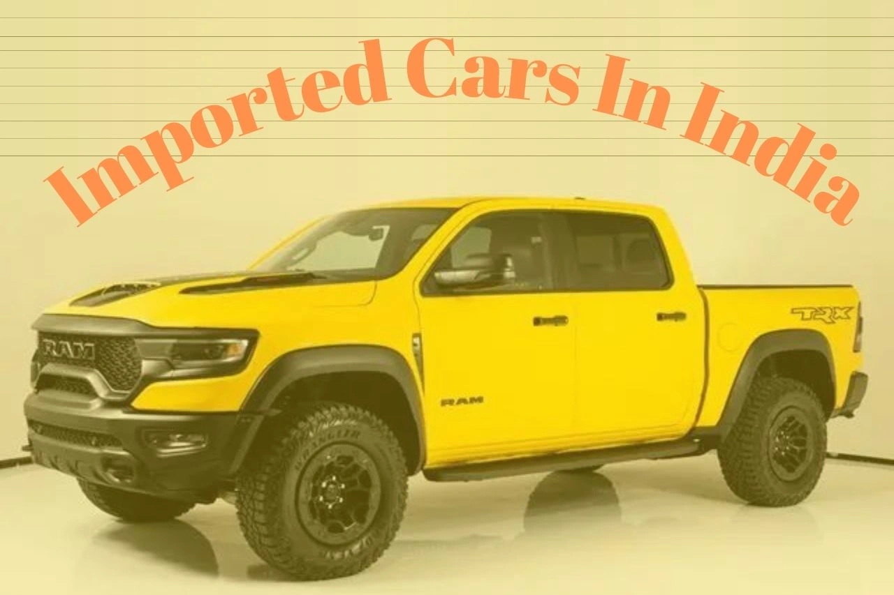 Yellow RAM TRX Havoc Edition off-road truck showcasing imported cars available in India for ultimate driving thrills