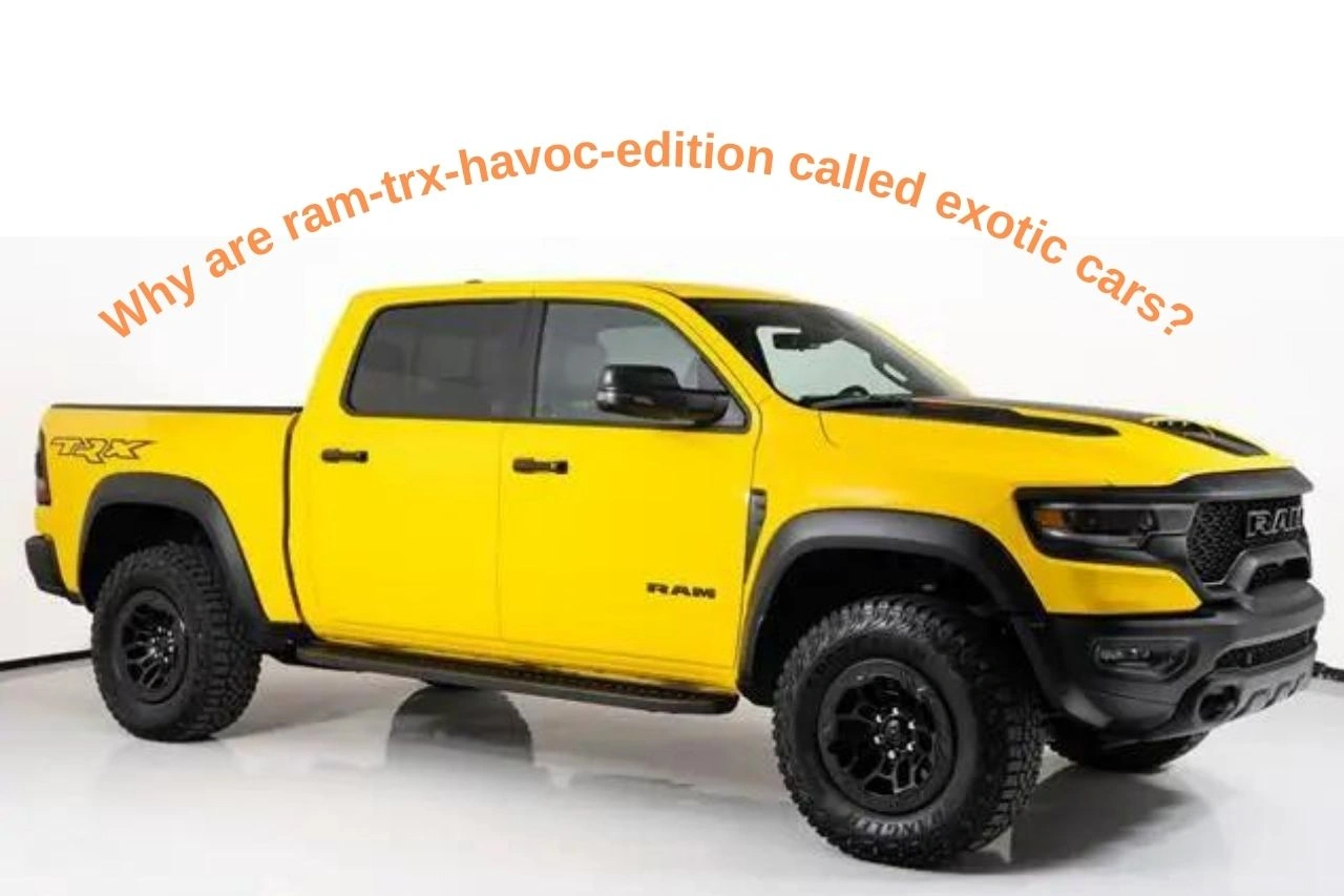 Yellow RAM TRX Havoc Edition exotic pickup truck with off-road capabilities
