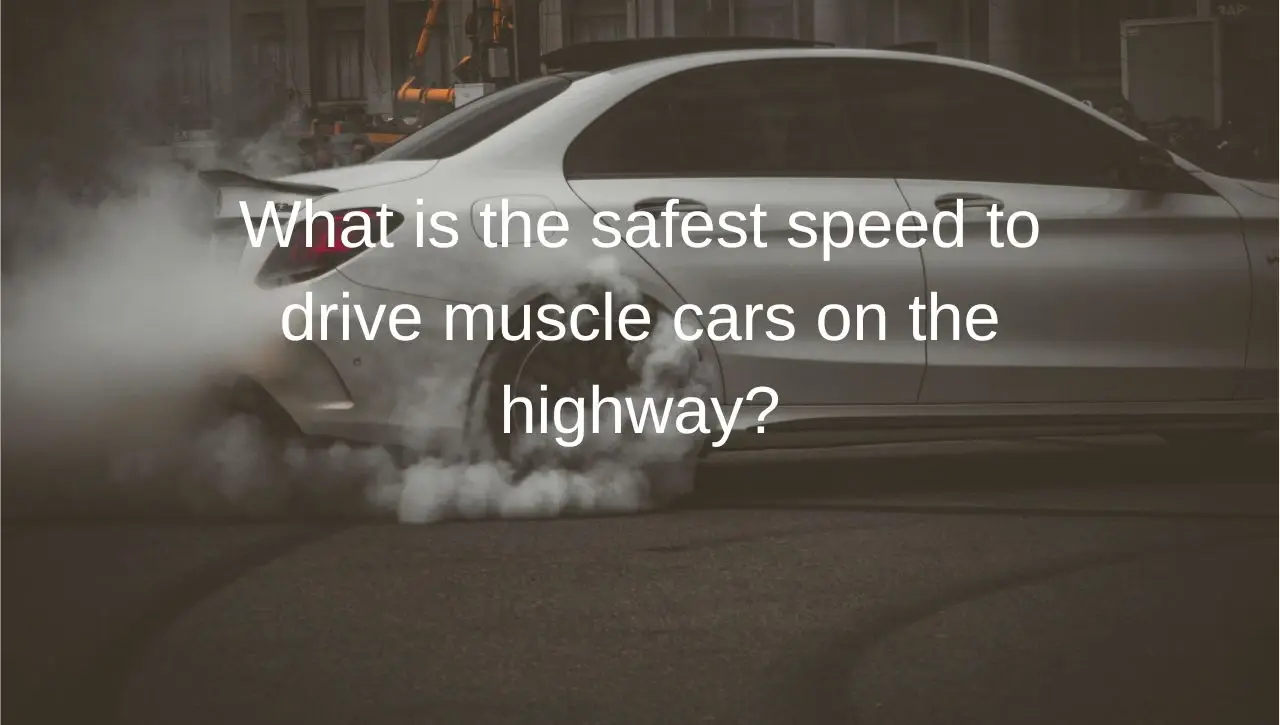 Muscle car performing burnout with tire smoke demonstrating high-speed driving capabilities