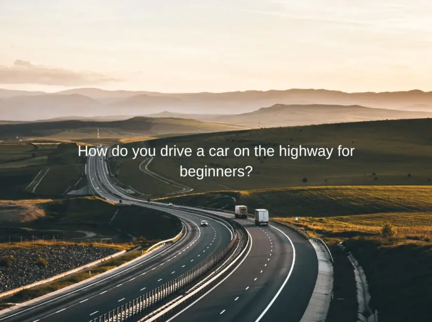 Scenic winding highway with curves at sunset for beginner driving practice