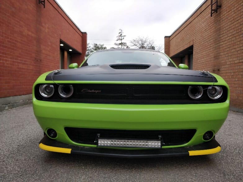 Green Dodge Challenger