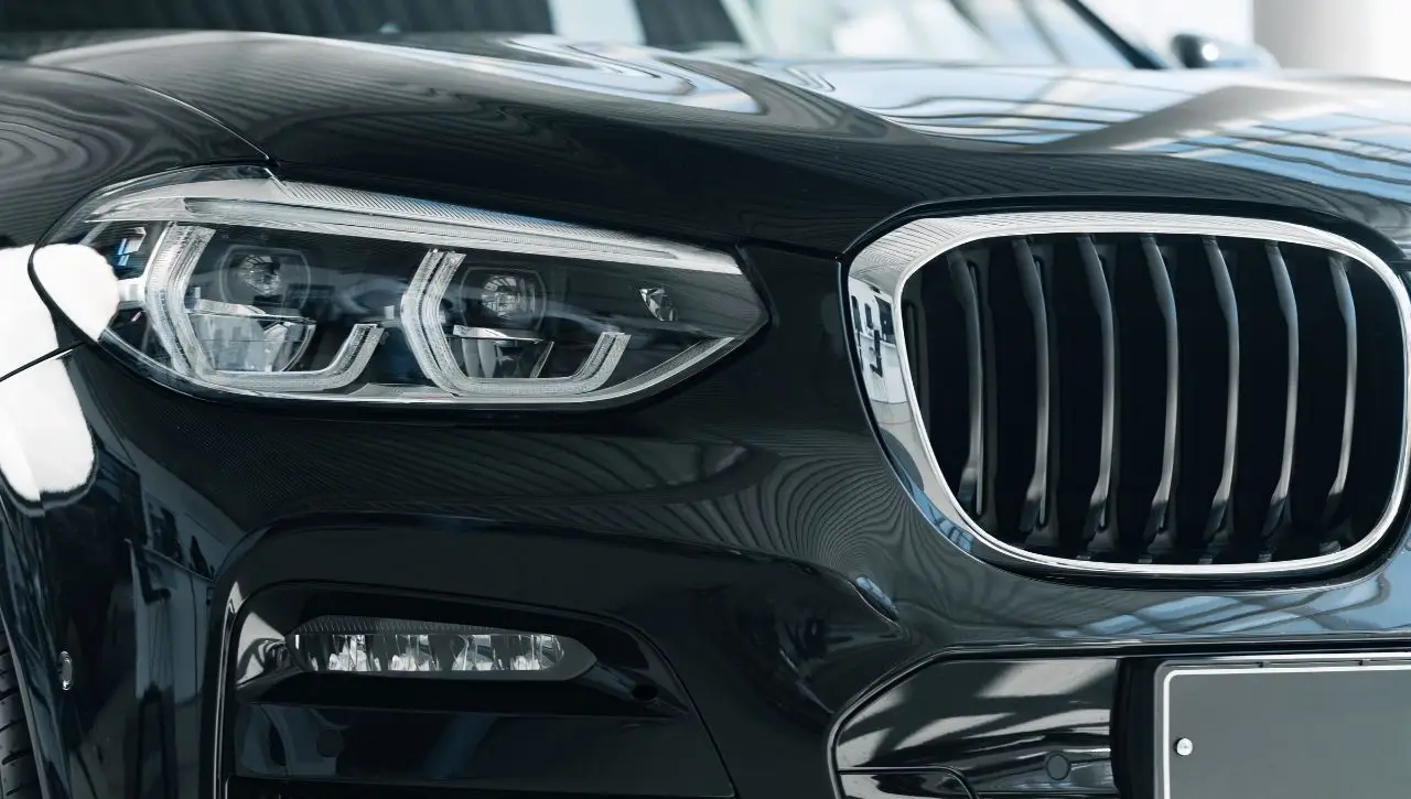 BMW luxury car front grille and headlight close-up Daytona Exotics bringing world's finest luxury cars to India with no limits